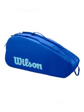 WILSON Ultra V5 Tour Tennis Racket Bag - Blue, Holds up to 6 Rackets